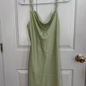 Abercrombie & Fitch Light Green Mini Dress